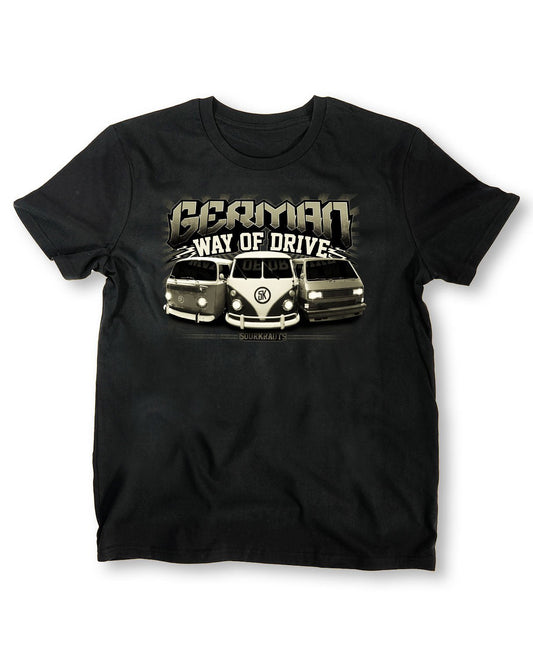 T - SHIRT GERMAN WAY OF DRIVE BUS - Sourkrauts Classics