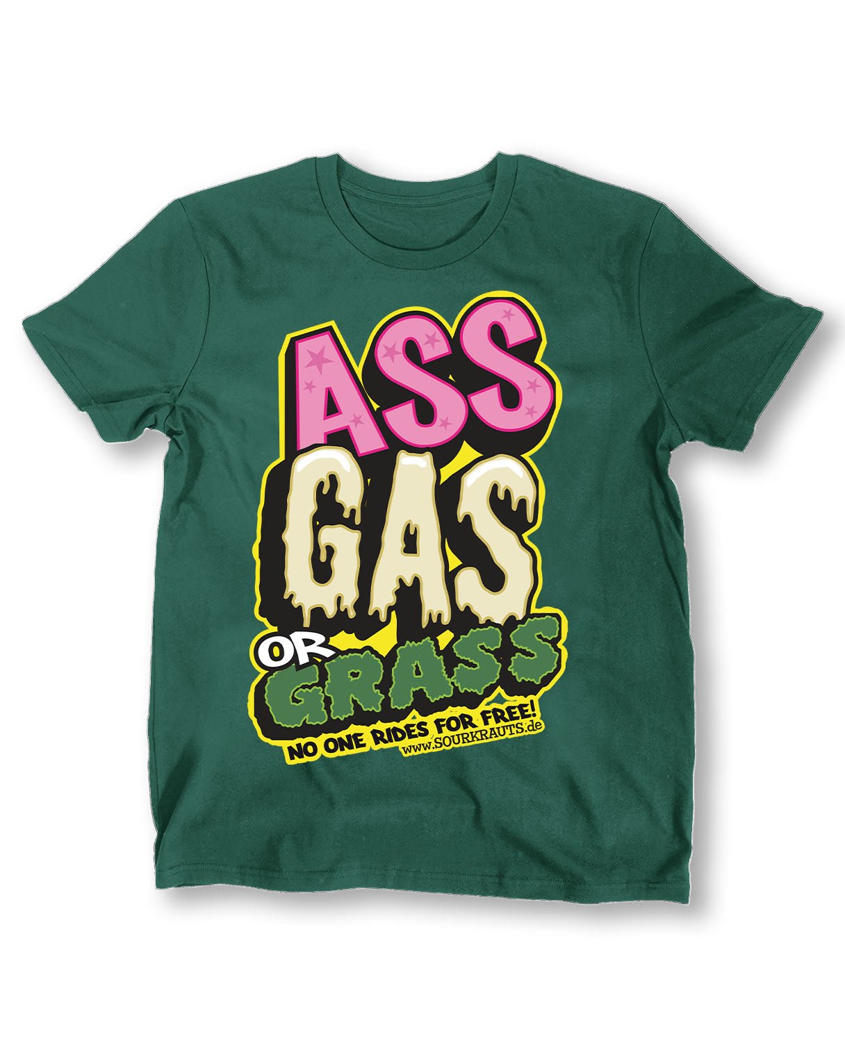 Ass Gas Grass I T-Shirt I 2010 - Sourkrauts Classics