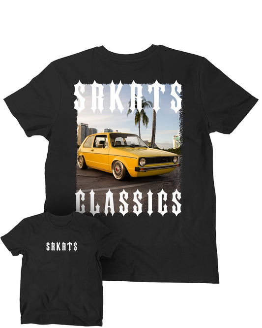 SRKRTS Classics I Golf 1 MK1 gelb I T-Shirt - Sourkrauts Classics