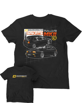 T-Shirt I VW Rallye Golf II - Sourkrauts Classics