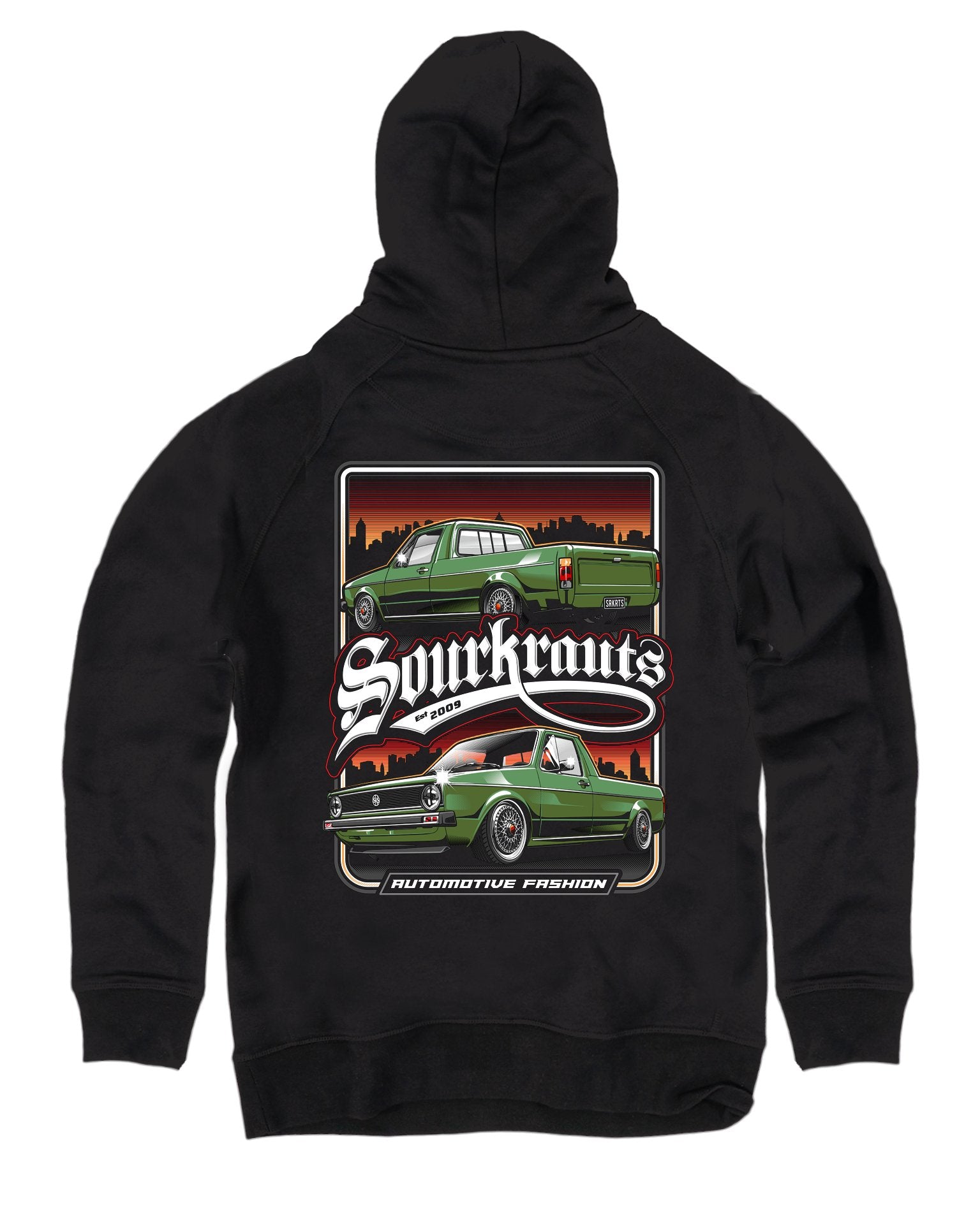 VW Caddy Oldschool I Hoodie – Sourkrauts Classics